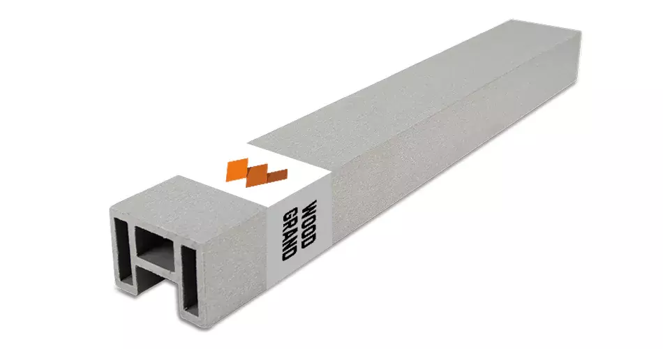 Перила 80x55 мм «Grigio»